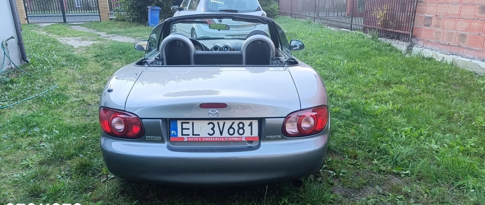 Mazda MX-5 cena 23900 przebieg: 182896, rok produkcji 2004 z Łódź małe 106